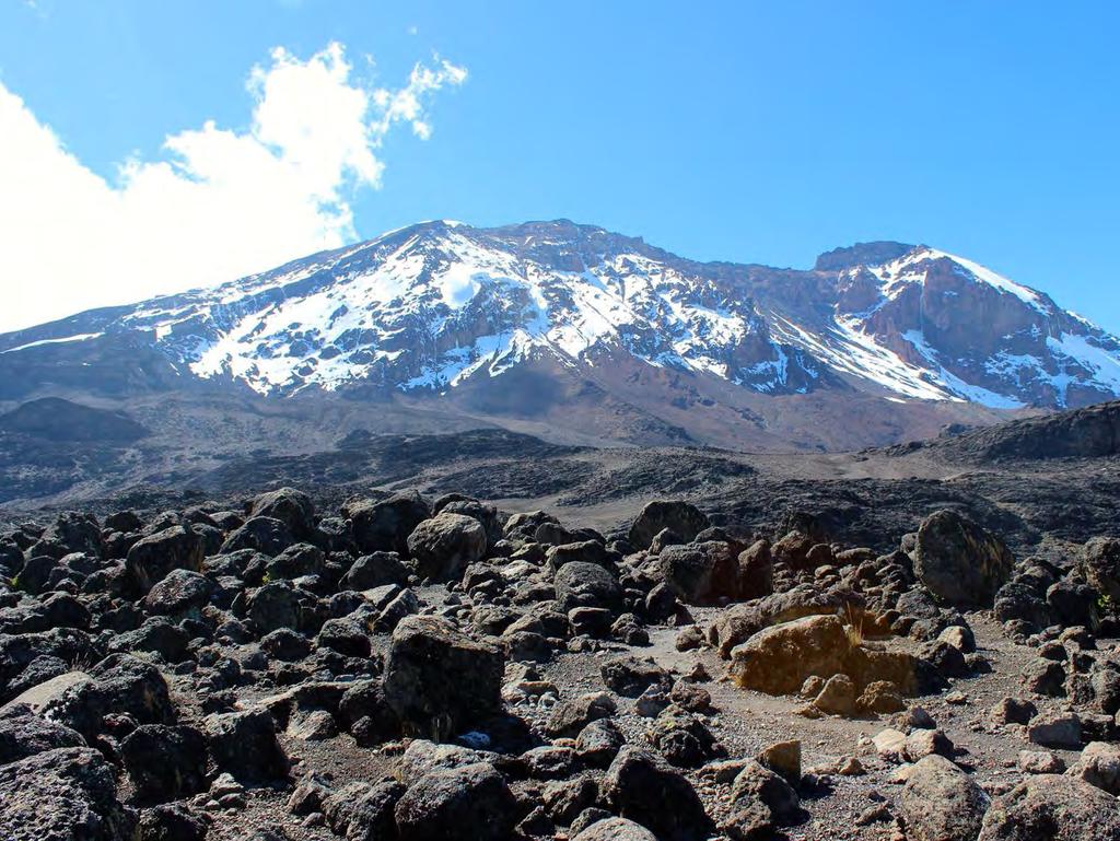 Overview Trek up the Marangu Route. This is the only route on Kilimanjaro with the comforts of solarpowered sleeping huts and comfortable beds at every camp.