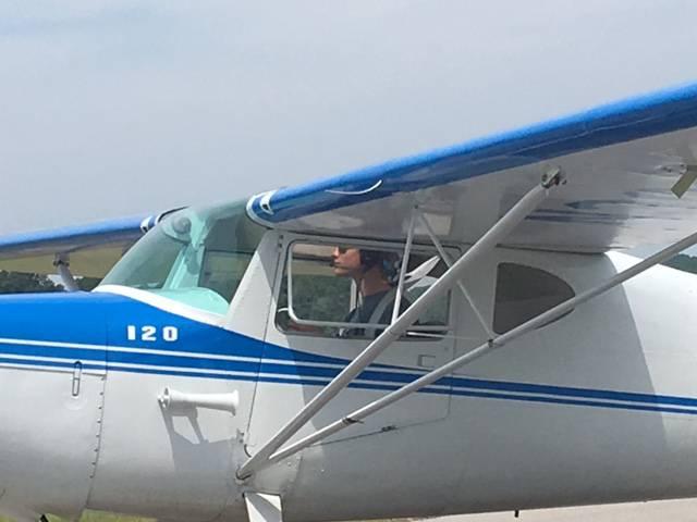 I see good things for this young man, maybe, just maybe we opened him to a new career! That's why we do it, to spread the love we have of aviation.
