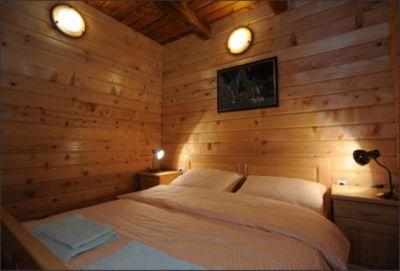 property offers five chalets with two bedrooms each, two double room mountain houses end two