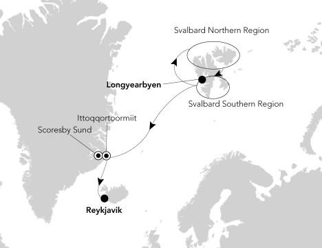 KRISTIANSUND TO LONGYEARBYEN With thousands of miles of