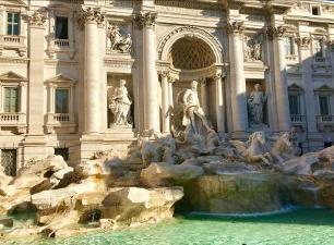 This is the Trevi Fountain in Rome stands 86.