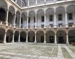 This is the courtyard inside the Palace.