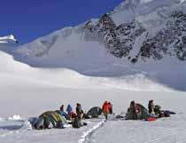Participants will bring their personal protective outdoor clothes, mountaineering boots (leather or plastic) suitable for using crampons.