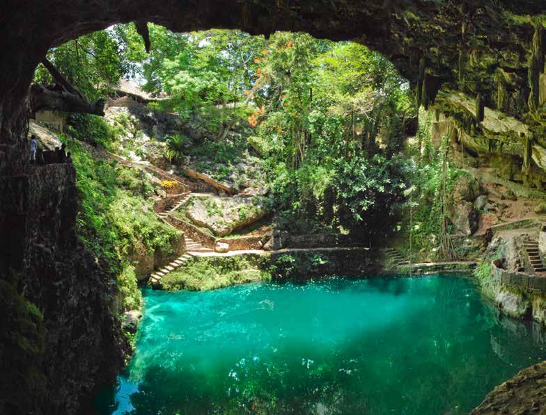 Zací Mayan Sinkhole Days of Operation: Monday to Saturday Includes: Round trip Transportation from the comfort of your hotel.