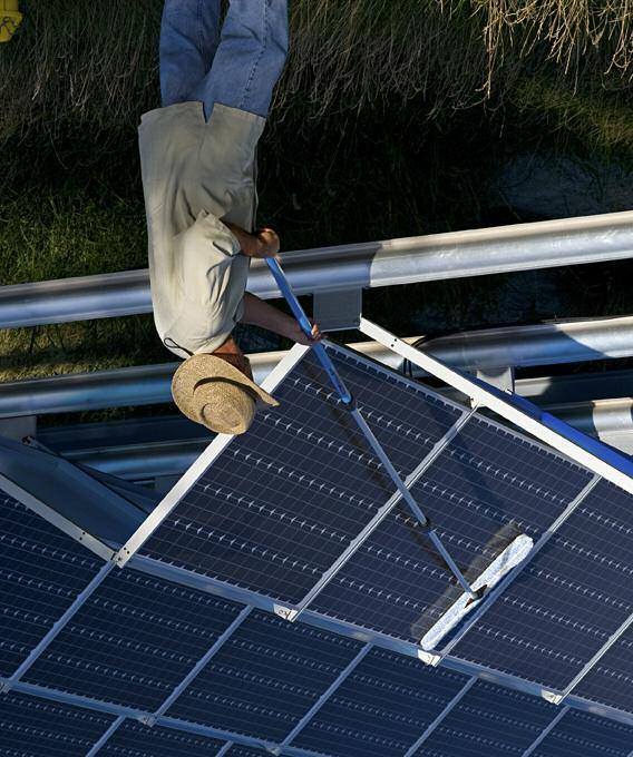 WINDOW & SOLAR PANEL CLEANING KITS POWER UP. Maintaining a clean surface on your solar panels is essential for optimum energy output.