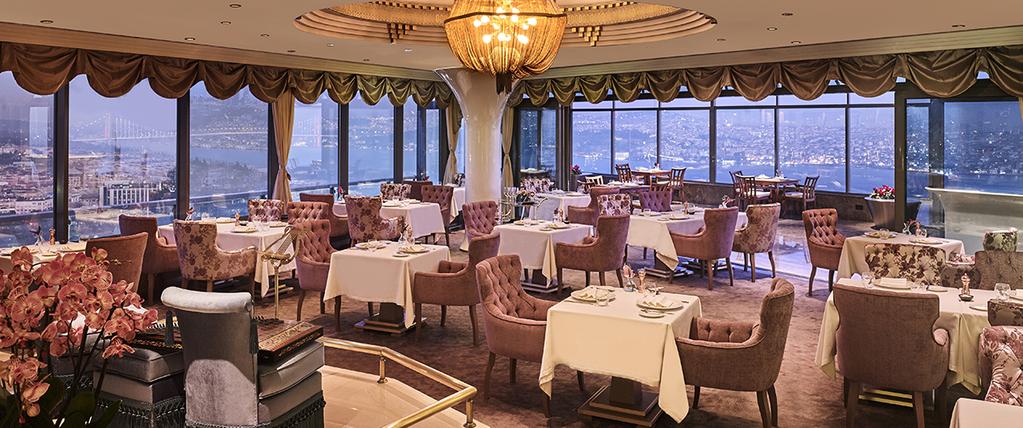 SAFRAN RESTAURANT Only the internationally recognized cuisine of the recently renovated Safran Restaurant & Terrace elicits more admiration than the