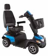 07 per week Invacare Orion Pro 4w Sport Max weight capacity: 160kg Max speed: 8mph Max range*: 32