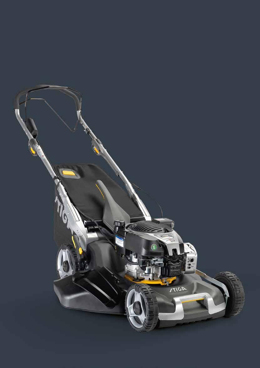 TWINCLIP RANGE ELECTRIC START AND TOTAL COMFORT FOR MOWING THE LAWN WITH NO EFFORT.