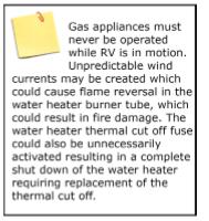 Propane consumption depends on individual use of appliances and the length of time operated. Unless there is heavy use of hot water, the water heater consumption of propane is minimal.