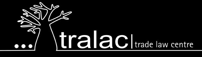 About tralac Trade Law Centre (tralac) is a public benefit organisation based in the Western Cape region of South Africa. We develop technical expertise and capacity in trade governance across Africa.