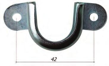 Boccola ferro zincato/galvanised steel bushing 500 1093/A 12 8 Boccola ferro