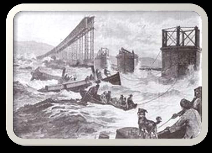 Shortly after Christmas, in 1879, The Tay Railway Bridge will collapse into the