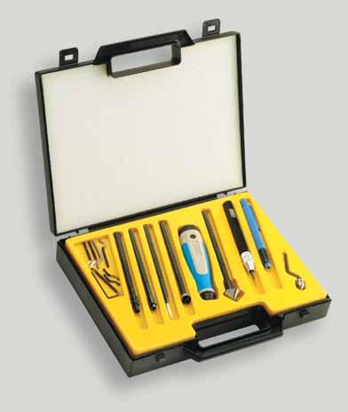 deburring system PLATINUM BOX NG9500 Collected to meet the total requirements of tool and die makers and for deburring specialists Double Burr NogaGrip handle NogaGrip 3 handle Teddy Burr handle S