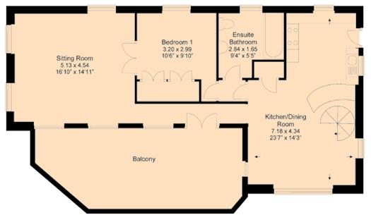 Existing Floor plan Approximate Gross Internal Floor Area 1,991 sq ft