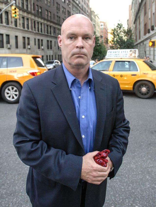 The man Nicholas claims is Thomas Crowe, head of building security at NFL headquarters, shortly