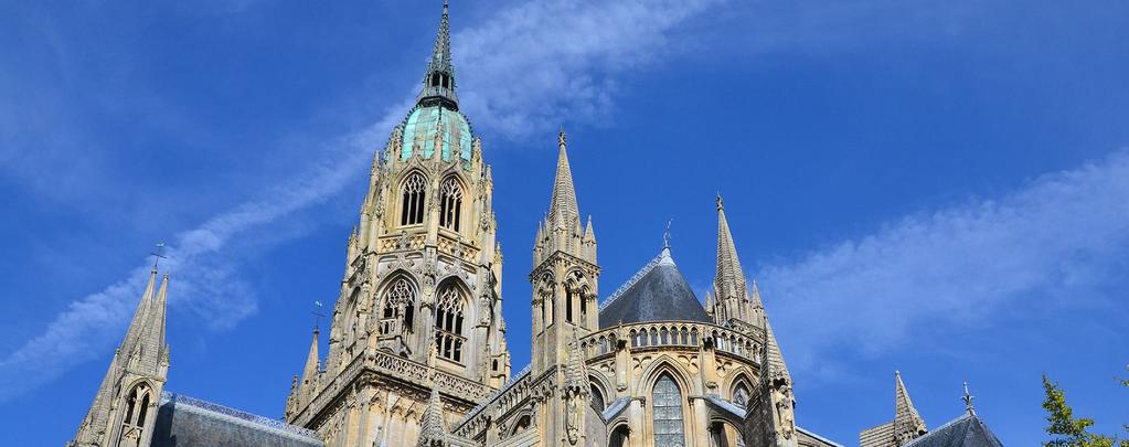 Etretat 8:30pm: Gourmet meal in Rouen Saturday 22 september - DAY 2 10:30am: Basilica of Lisieux 1:00pm: Free time for lunch in Bayeux