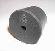 Fisherbrand Rubber Stoppers Available in Size No. 00 to 15 Hole size: 3 to 5mm Natural rubber Black one-hole stoppers One-Hole Stoppers STOPPERS 14-135 Series Size No. Hole Size Cat. No. Pack of (Approx.