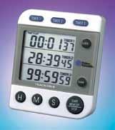 TIMERS general laboratory Fisher Scientific Traceable Three-Line Alarm Timer Perfect unit to dedicate to a group of repetitive tests User-friendly timer displays three different countdown/alarm times