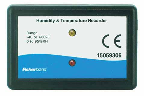 equipment AND instruments data loggers Fisherbrand Humidity and Temperature Data Logger Ultra-high speed download capability 15-059-306 Using the data logging software, starting, stopping and