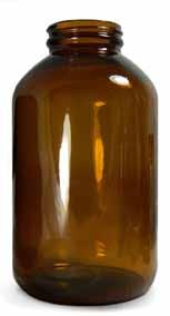 Fisherbrand Clear Standard Wide Mouth Bottles Good for storing dry materials and specimens bottles general laboratory Fisherbrand Amber Wide-Mouth Packers Value priced bottles ideal for storing dry