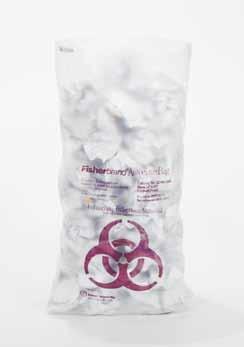 Fisherbrand Orange Autoclave Bags without Sterilization Indicator Printed in English Maximum temperature, 127 C (260 F); use at 121 C (250 F) Bags not supplied with wire-tie closures COMPLIANCE: Pass