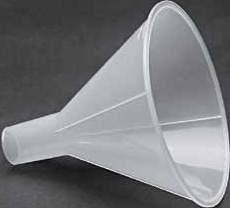 Fisherbrand Squibb Pear-Shaped Separatory Funnels with PTFE-Plug Stopcock Do not require grease Lower stems made of large-diameter tubing for liquid to drain out completely when stopcock is open.