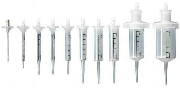 liquid handling general laboratory Fisherbrand Dispenser Tips for Handystep S Repeating Pipette Manufactured from high-quality virgin plastics for use with all standard repeating pipettes in a wide