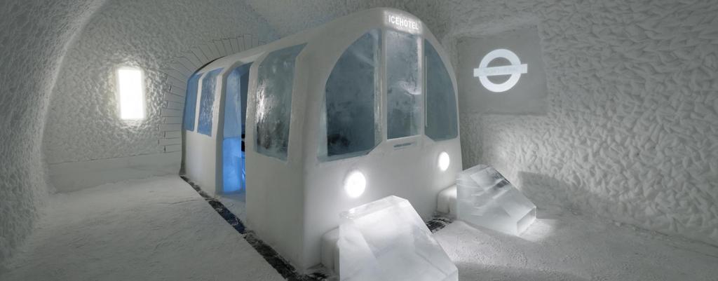 ICEHOTEL with 3 nights in our exclusive Máttaráhkká Northern Lights Lodge for a real once in a lifetime Northern Lights break.