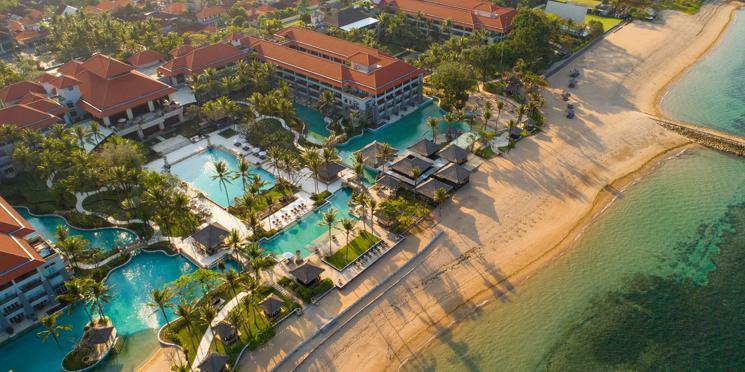 GENERAL INFORMATION Conrad Bali is a luxury beachfront resort located on the southern coast of Bali, an island in the Indonesian archipelago with an alluring blend of natural beauty and timeless