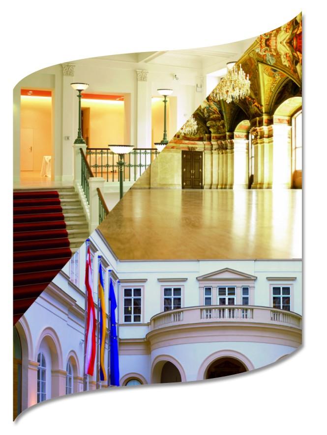 Palais Niederösterreich an exclusive setting for your meetings Baroquised Palais in the city center of Vienna Top hotels in walking distance Underground station only a minute walk away 20 minutes to