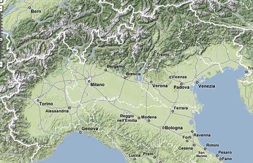 Emilia-Romagna region The analysis consider four sites in Emilia-Romagna region: the cities of Bologna, Parma, Rimini and