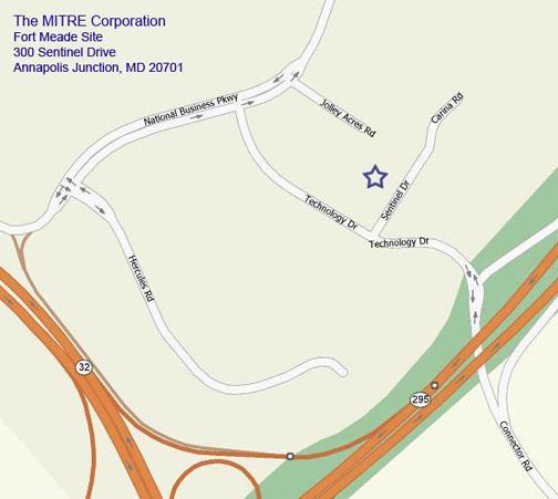Directions to the MITRE-Fort Meade Facility From the South, headed north on I-95: 1. Merge onto MD-32 E via EXIT 38A toward FORT MEADE 2. Take the BALT/WASH PARKWAY exit toward NORTH BALTIMORE 3.