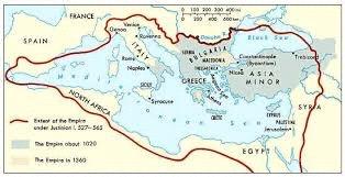 Religion The Byzantine Empire (330 AD -1453 AD). 1453 Ottoman Turks conquered. Was the Eastern half of the Roman Empire but more Greek than Latin.
