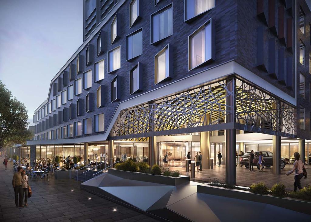 Park Plaza, Waterloo - London ESA have recently completed a back-to-frame and extended redevelopment of a former 1960s office building which sees it transformed into a vibrant