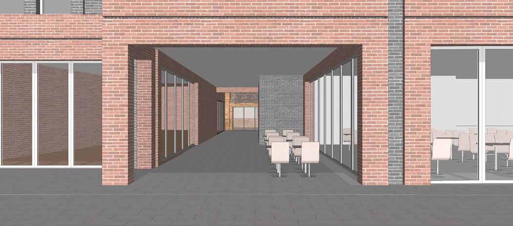 timber screens and planters to avoid overlooking 5 2 5 Lightwell of consented scheme retained at the rear of the main building 6 Additional lightwells proposed to allow for natural light and