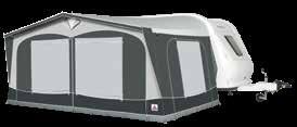 The President XL280 De Luxe is equipped as standard with window blinds for extra privacy as well as double anchor hook fittings to allow the mud flap to be placed either inside or outside.