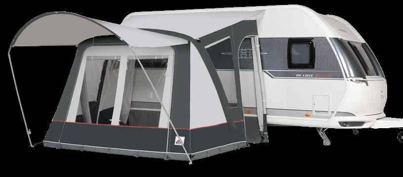 is made The new with Daytona the latest is fitted with a fly screen panel on the right hand side. Ten Cate European materials and can be used in all seasons for those short breaks and weekends.