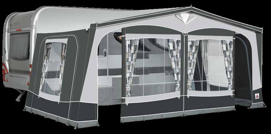 > AWNGS Garda 240, 240 De Luxe & XL270 Elegant and practical in design The Garda 240, Garda 240 De Luxe and Garda XL270 are the three models that make up this exciting range of awnings produced by