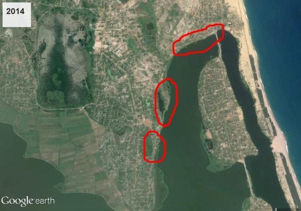 Area (Hectare) 5 th International Symposium 2015 IntSym 2015, SEUSL (Source: Google earth pro, 2015) Mangroves forest diminished by 434 ha in Batticaloa, the main cause of this is the