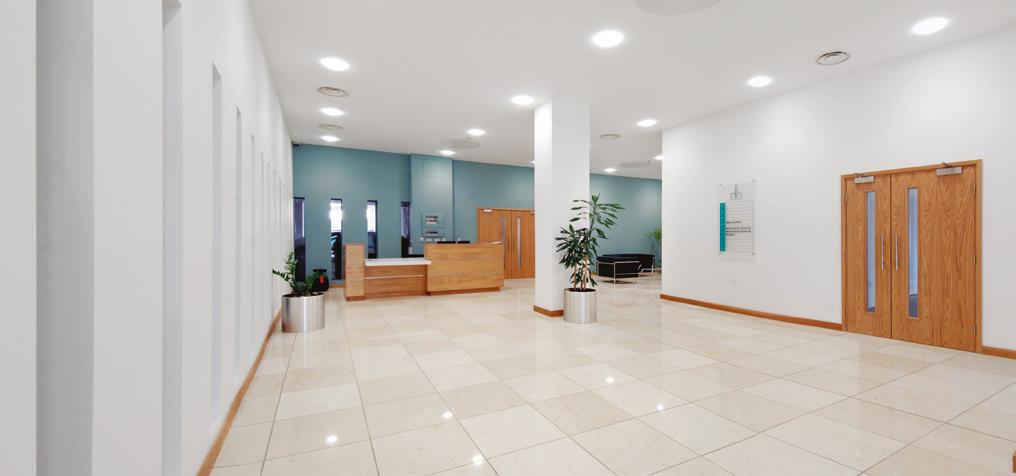 02 03 WELCOMES YOU From its impressive reception area, to its attractive well lit office