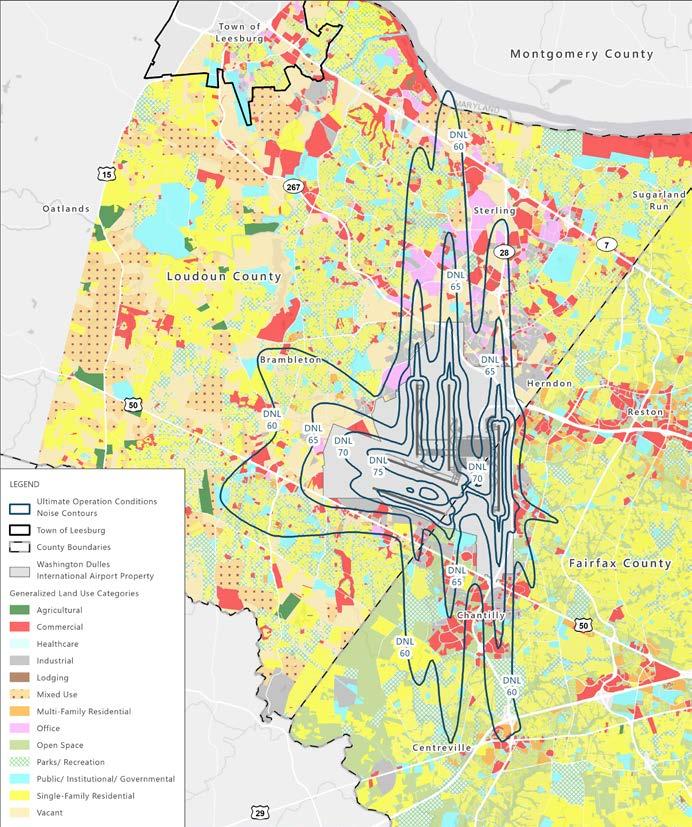 Discussion - New Noise Contour Map Source: Esri, HERE, DeLorme, MapmyIndia, OpenStreetMap Contributors, and the GIS User Community, May 2018 (basemap); U.S. Census Bureau, Geography Division, TIGER/Line Shapefiles, 2017 (place, county boundaries); Fairfax County, 2017, https://datafairfaxcountygis.