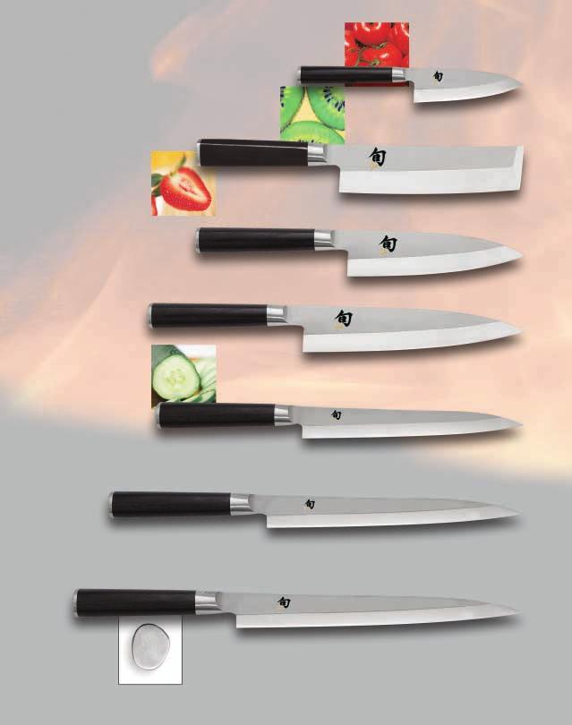 Shun Pro Shun Pro is kitchen cutlery for the ultimate knife connoisseur who is looking for the cleanest and most precise cut possible.