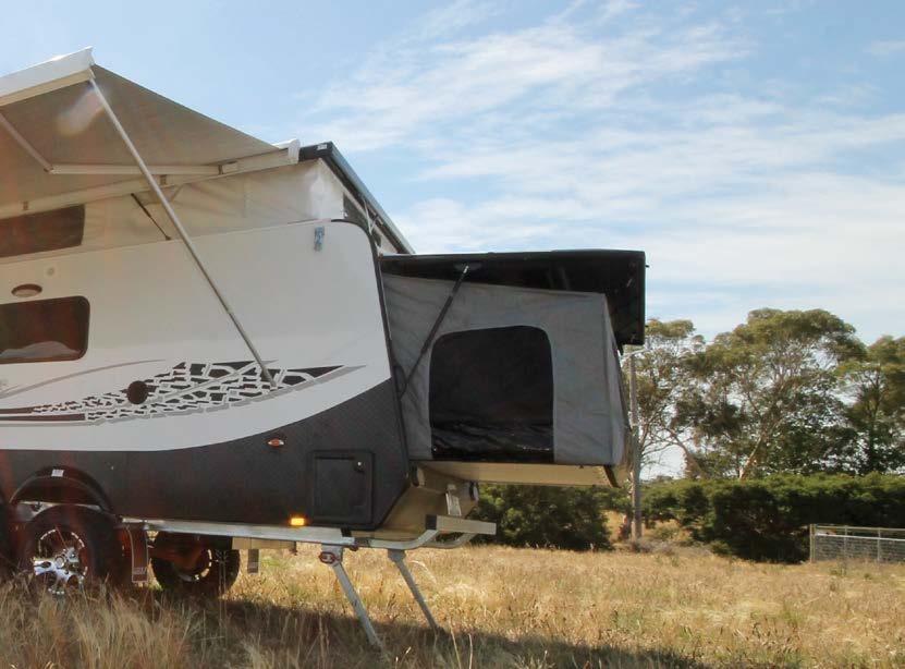 considered, designed and built into the Savannah. It is one of the smartest adventure-style caravans in the market.