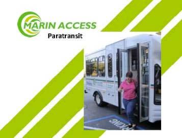 Marin Access - Paratransit The Americans with