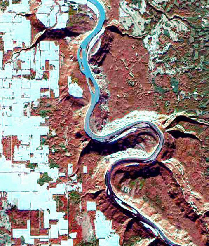 th Figure 24: Landsat-8 image from December 10, 2013 (km