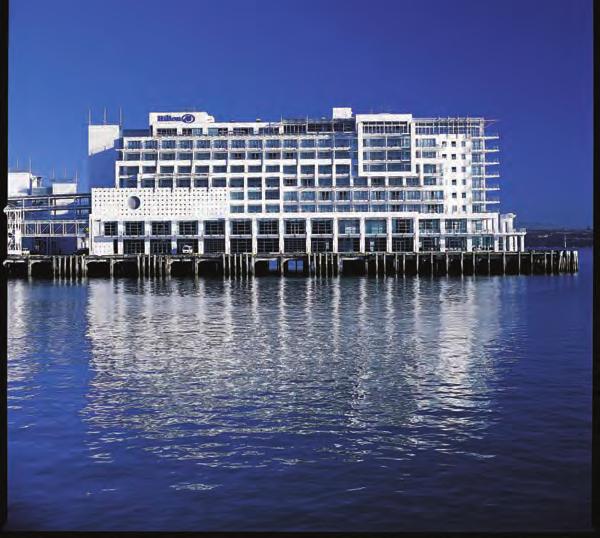 LOCATION AT A GLANCE Located on the historic Princes Wharf, Hilton Auckland is architecturally inspired by the exciting maritime environment of Auckland Harbour.