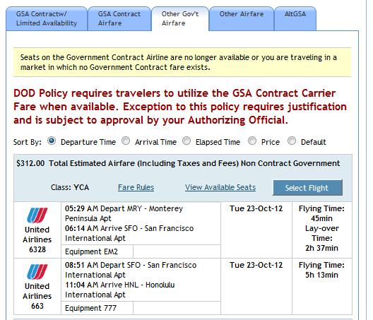 FY13 Contract City-Pairs These fares are NOT in DTS yet