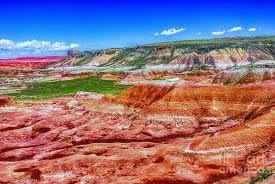 A broad region of rocky badlands encompassing more than 93,500 acres, this vast landscape features rocks