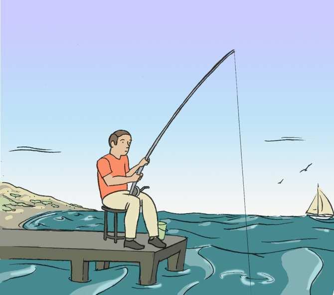 13. Mr. Jones is taking a break for a few days in a small town by the coast. One day he decides to spend the day fishing, which is one of his favorite hobbies.