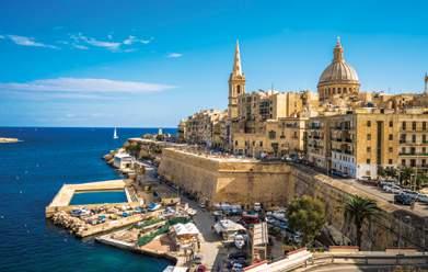View the Barracca Gardens that command a breathtaking panorama of the Grand Harbour and then to the St.